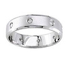 .16ct 14k White Gold Diamond Wedding Band