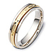 Two Tone 5.00mm 14K Two Tone Gold Wedding Band thumb 0