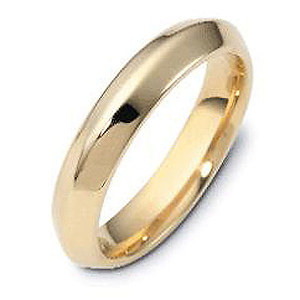 Sempronius 4.00 mm 18K Yellow Gold Wedding Band