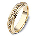 5.50 mm 18K Two Tone Woven Dora Wedding Band thumb 0