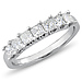 14K 7 Stone 1.00ctw Princess Cut Diamond Ring thumb 0