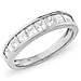 14K White Gold 1.00ctw Princess Cut Channel Set Ring thumb 0