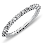 0.50ctw 14K White Gold Prong Set Diamond Ring