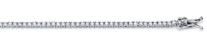 Slender Four Prong Diamond Tennis Bracelet