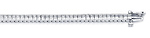 Classic Channel Set Diamond Tennis Bracelet