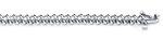 Swirl Link Diamond Tennis Bracelet