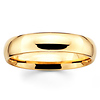 5mm Yellow Gold Comfort Fit Wedding Band