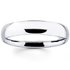 5mm White Gold Comfort Fit Wedding Band