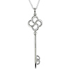 Sterling Silver Key Pendant