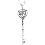 Sterling Silver Key Pendant