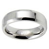 6.5mm Cobalt Polished Beveled Edge Wedding Band