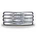 10mm Comfort-Fit Satin Triple Braid Argentium Silver Band for Men thumb 0