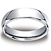 Cobaltchrome 6mm Comfort-Fit High Polished Design Ring thumb 0