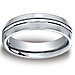 Cobaltchrome 6mm Comfort-Fit Satin-Finished Design Ring thumb 0