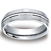 Cobaltchrome 6mm Comfort-Fit Satin-Finished Design Ring