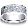 Cobaltchrome 7mm Comfort-Fit Budded Cross Ring