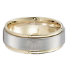 14k Two Tone Gold 8mm Designer Band