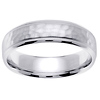 14k White Gold 6.0mm Wedding Band