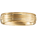 14K Double Channel Yellow Gold Band thumb 0