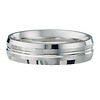 6mm 14K White Gold Designer Band