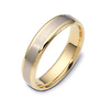 Decimus 5.00 mm 18K Two Tone Wedding Band