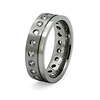 Designer Titanium CZ Eternity Band