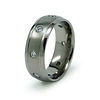 Titanium Cubic Zirconia Eternity Band