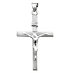 14k White Gold Crucifix