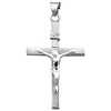 14k White Gold Crucifix