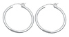 Silver Hoops