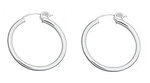 Small Silver Hoops