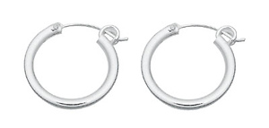 Small Silver Hoops