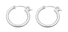 Small Silver Hoops