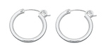 Small Silver Hoops