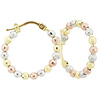 Beaded Hoops