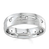 Diamond Wedding Band 14K White Gold 0.16 TCW thumb 0