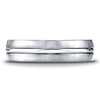 Cobaltchrome 6mm Comfort-Fit Satin-Finished Design Ring thumb 1