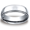 Cobaltchrome 7mm Comfort-Fit High Polished Design Ring thumb 0