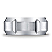10mm Comfort-Fit Polished Grooves & Beveled Cobaltchrome Benchmark Ring thumb 1