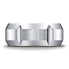 10mm Comfort-Fit Polished Grooves & Beveled Cobaltchrome Benchmark Ring thumb 1