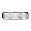 Cobaltchrome 6mm Comfort-Fit Satin-Finished Beveled Edge Design Ring thumb 1