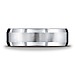 7mm Argentium Silver Satin Beveled Comfort-Fit Wedding Band thumb 1