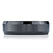 7mm Satin Center Comfort-Fit Polished Beveled Black Ceramic Ring thumb 1