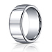 10mm Comfort-Fit High Polished Argentium Silver Wedding Band - Men thumb 2