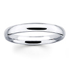 18k White Gold Benchmark 3mm Wedding Ring thumb 0