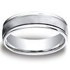 Cobaltchrome 6mm Comfort-Fit Satin-Finished Round Edge Design Ring thumb 0