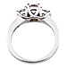 Elegant Three Stone Diamond Engagement Ring thumb 2