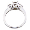 Elegant Three Stone Diamond Engagement Ring thumb 2