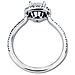 14K White Gold Halo Princess-Cut Diamond Engagement Ring 1.4ctw thumb 3