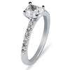 14K White Gold Diamond Engagement Ring (1.25 ctw) thumb 1